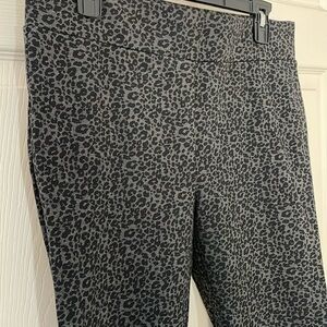 Loft NWOT Leopard Print Pants Leggings Size Large Petite